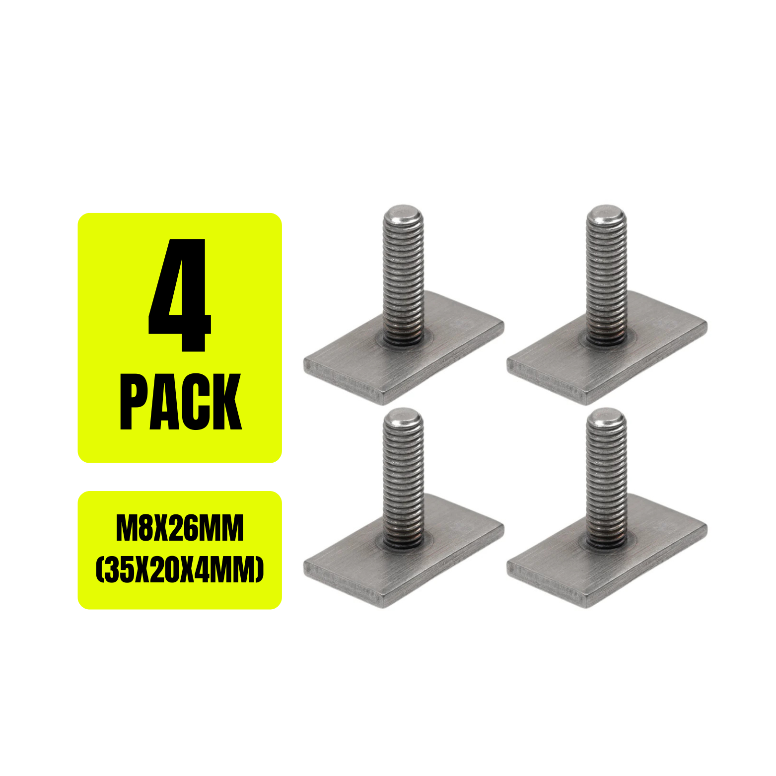 M8 Channel T Bolts for Rhino Rack, Thule, Yakima, Rola, Pro Rack | Heavy-Duty