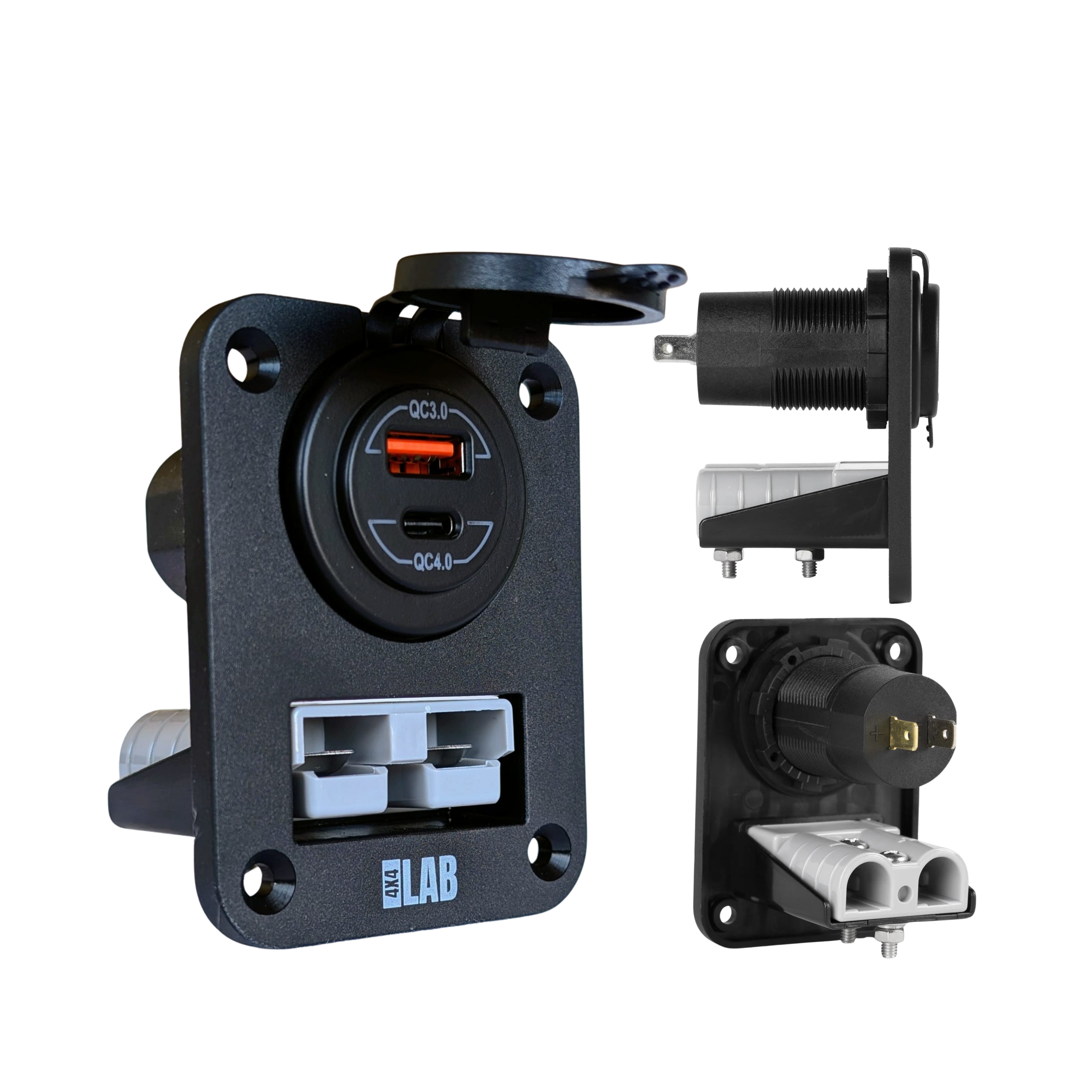 Anderson + USB-C QC4.0 Fast Charge Flush Mount Panel
