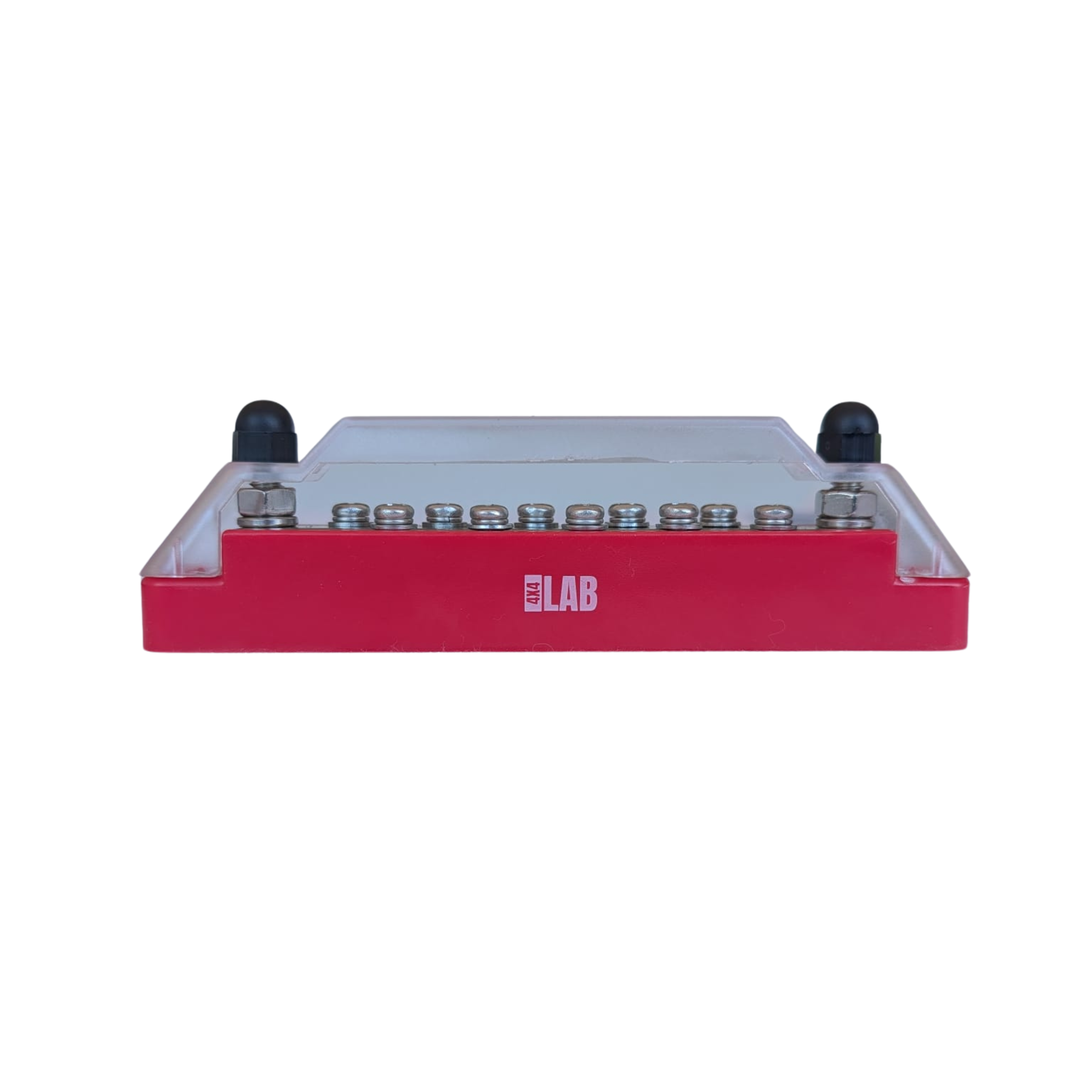 10-Way Positive Bus Bar (Red) – 150A Continuous | Safety Cover & Screws Included