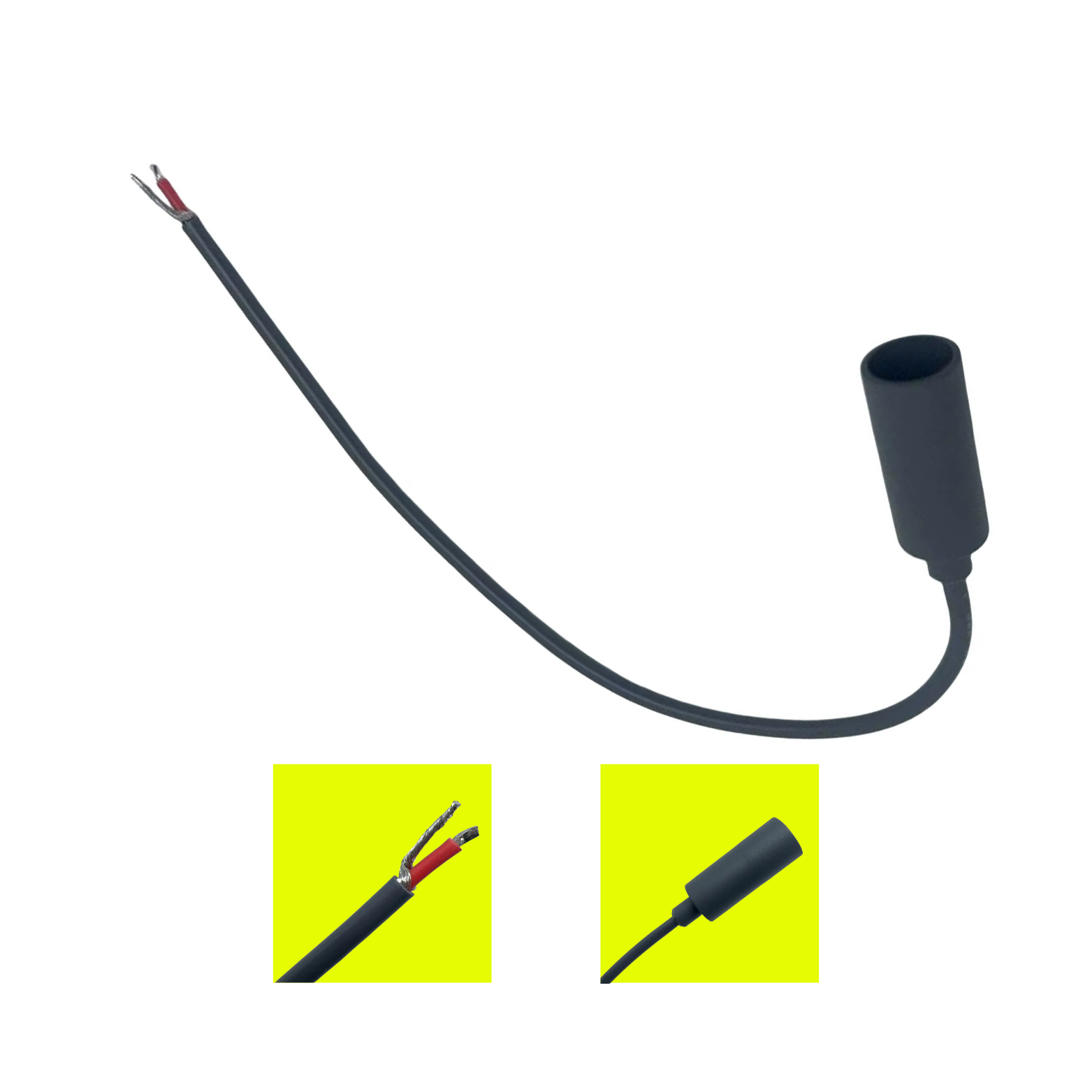 Starlink Mini Female DC to Bare Wire DIY Cable