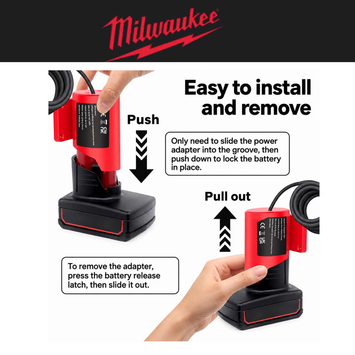Starlink Mini Milwaukee M12 Adapter