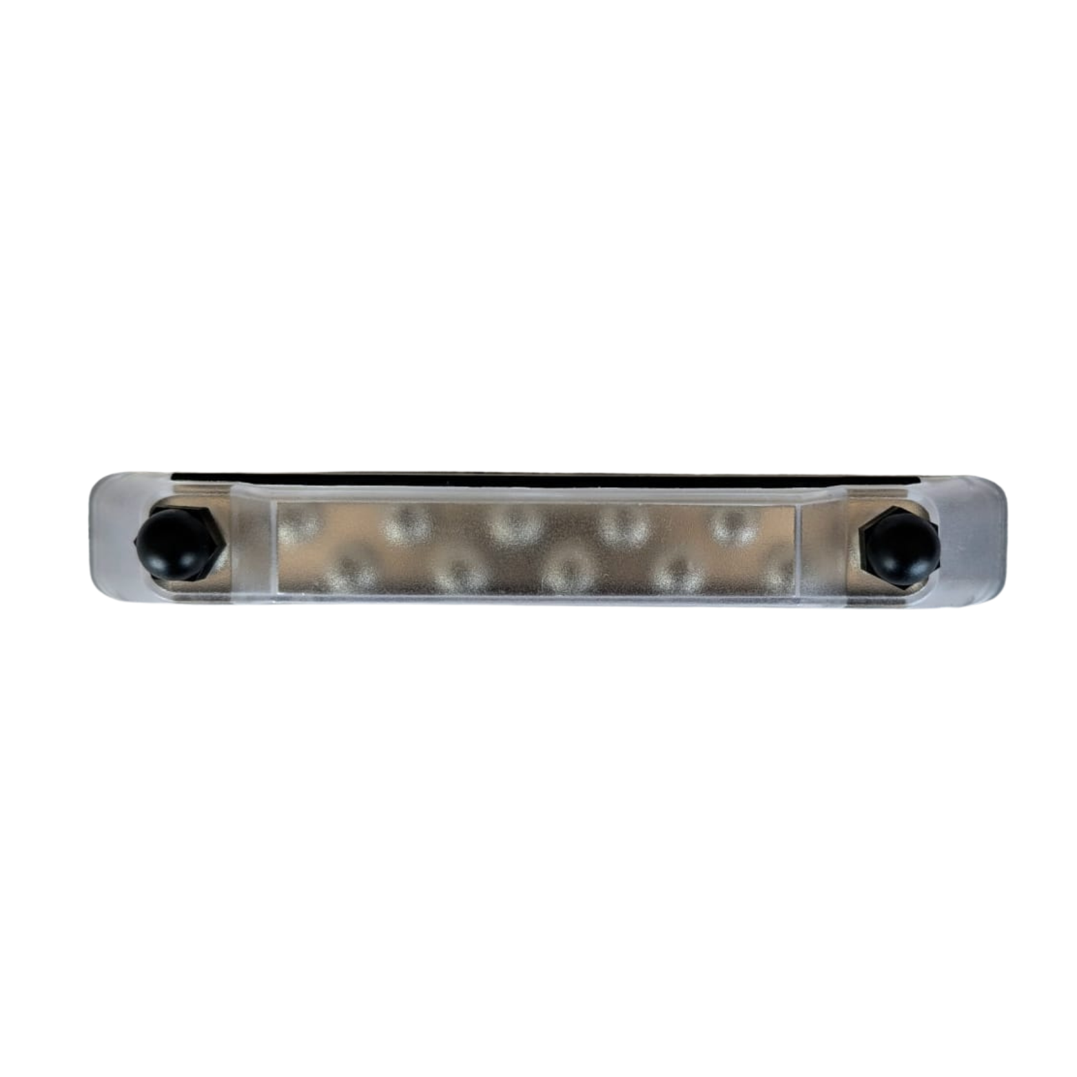 10-Way Negative Bus Bar (Black) – 150A Continuous | Safety Cover & Screws Included