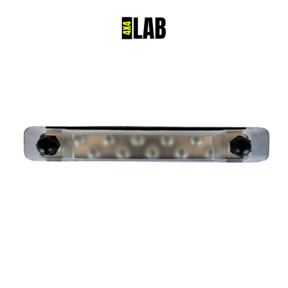 10-Way Negative Bus Bar (Black) – 150A Continuous | Safety Cover & Screws Included