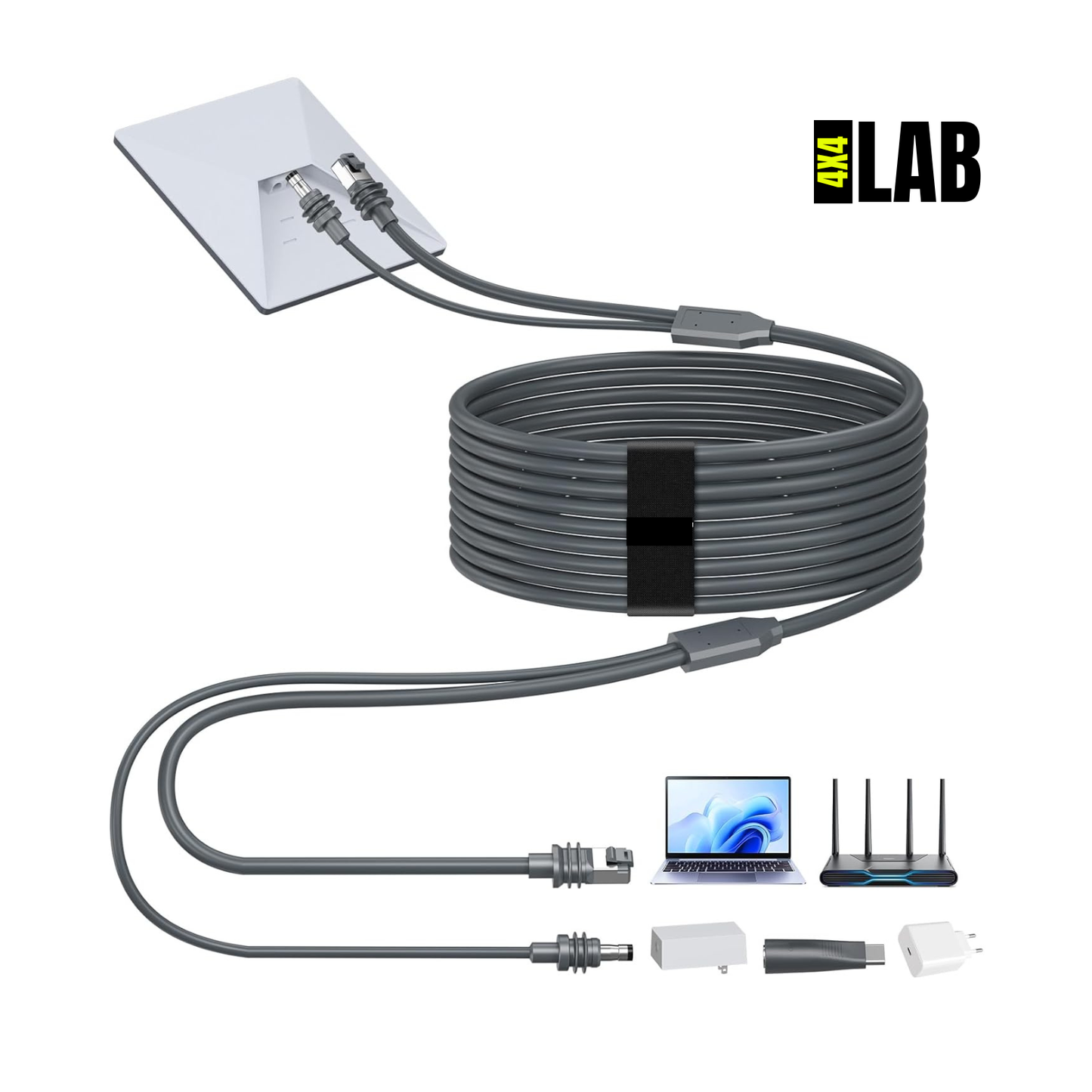 Starlink Mini 2-in-1 Power + Ethernet Cable (DC + RJ45)