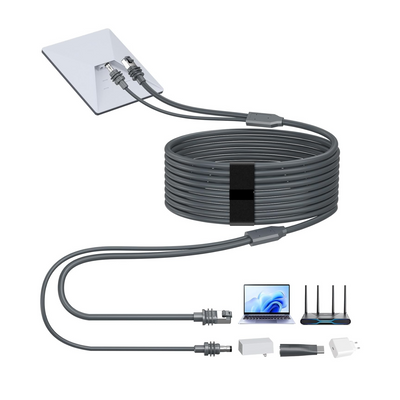 Starlink Mini 2-in-1 Power + Ethernet Cable (DC + RJ45)