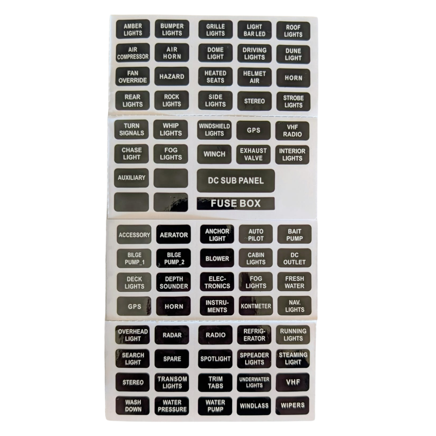 6-Way Fuse Box – Dual Busbar Blade Fuse Block for 12V & 24V Systems