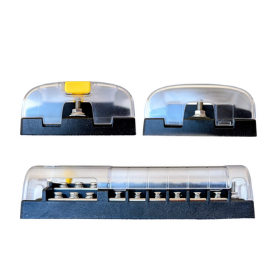 12-Way Fuse Box – Dual Busbar Blade Fuse Block for 12V & 24V Systems