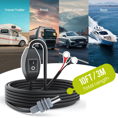 Starlink Mini DC Battery Power Cable with On/Off Switch