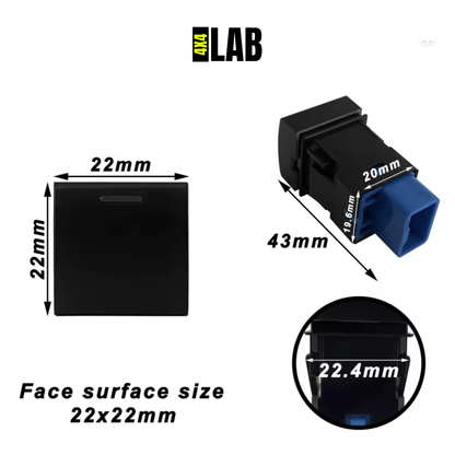 Starlink Push Switch for Toyota Prado 150s, Hiace, RAV4, LandCruiser 70s 300s, Camry, Corolla