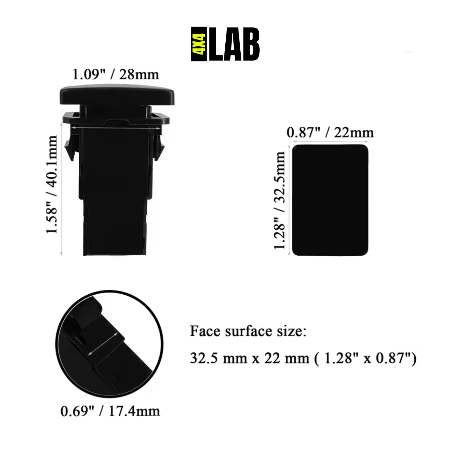 Toyota, Suzuki Jimny & Subaru OEM-Style STARLINK Push Switch