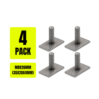 M8 Channel T Bolts for Rhino Rack, Thule, Yakima, Rola, Pro Rack | Heavy-Duty