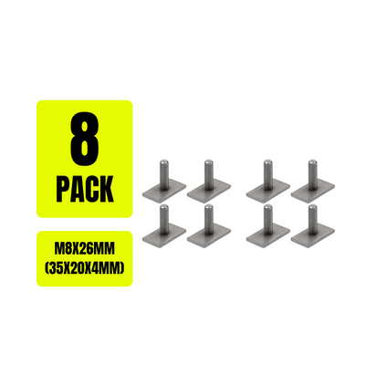M8 Channel T Bolts for Rhino Rack, Thule, Yakima, Rola, Pro Rack | Heavy-Duty