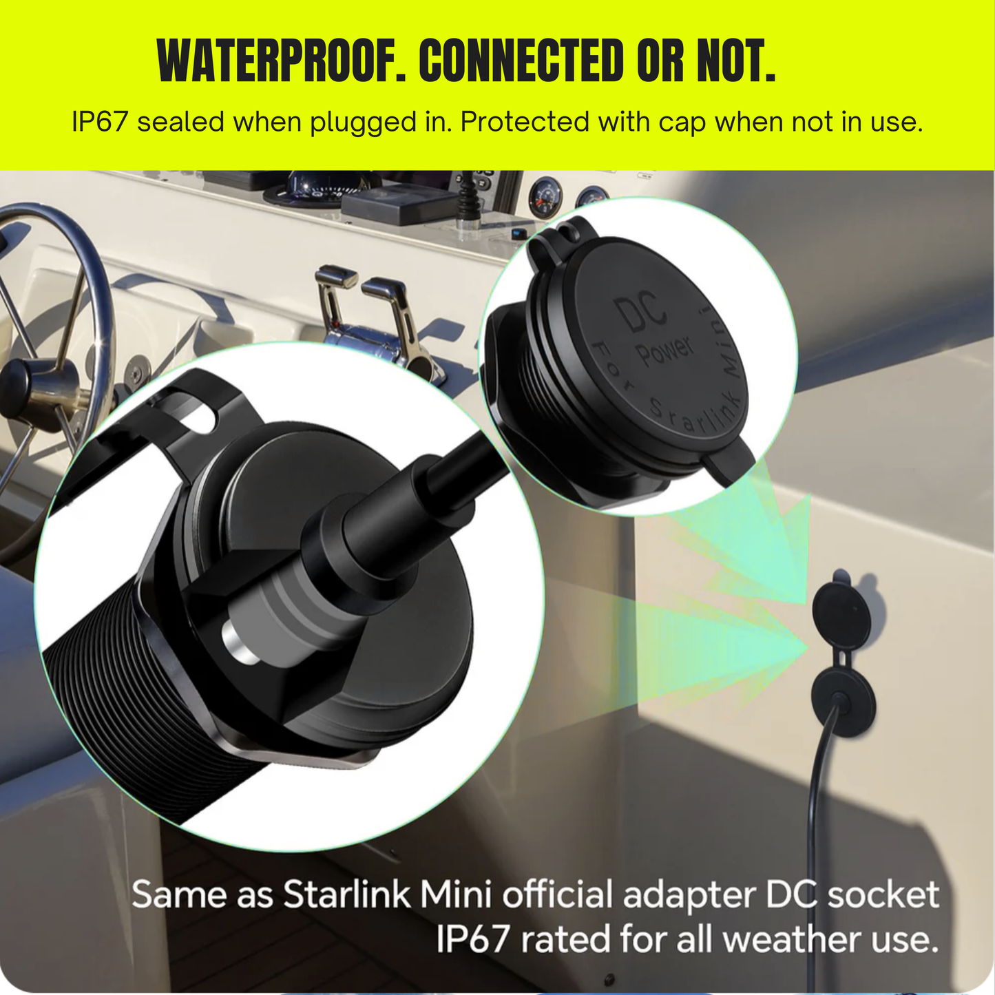 Starlink Mini IP67 Waterproof Power Outlet