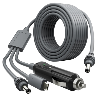 Starlink Mini 3-in-1 Car Charger + DC + USB-C Power Cable