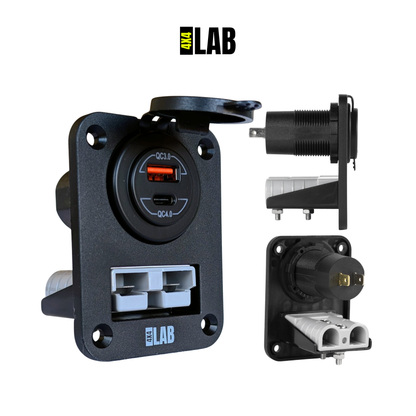 Anderson + USB-C QC4.0 Fast Charge Flush Mount Panel