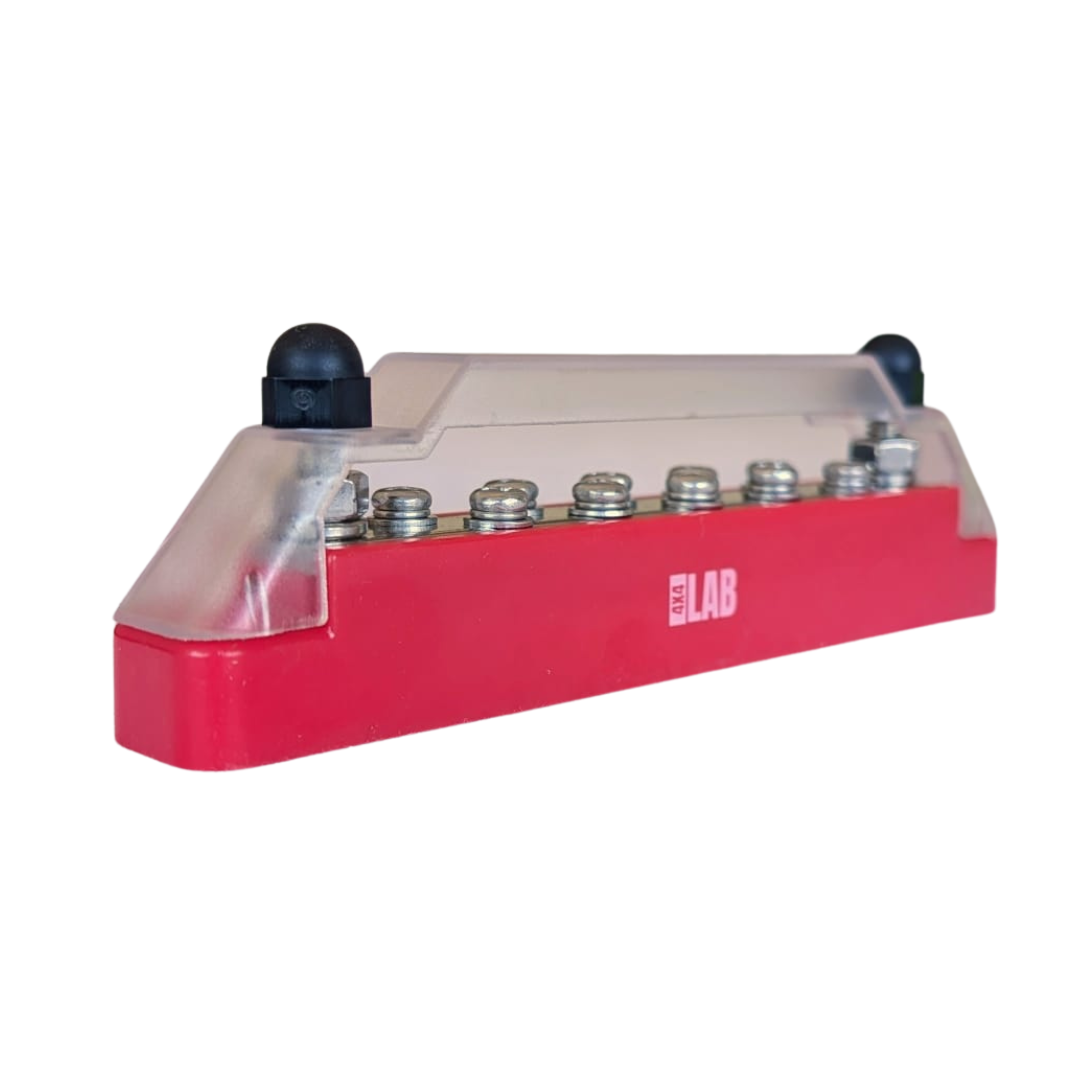 10-Way Positive Bus Bar (Red) – 150A Continuous | Safety Cover & Screws Included