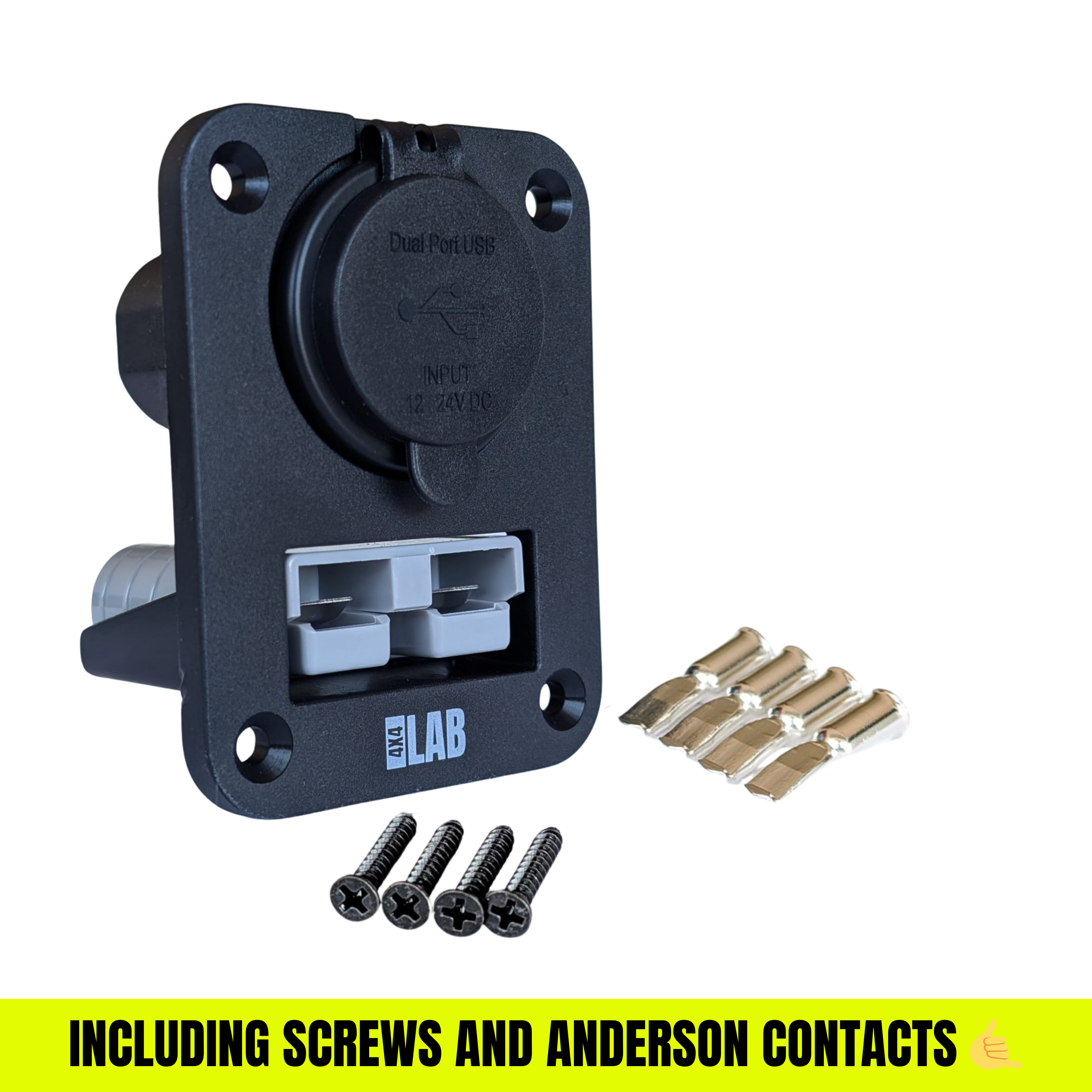 Anderson + USB-C QC4.0 Fast Charge Flush Mount Panel