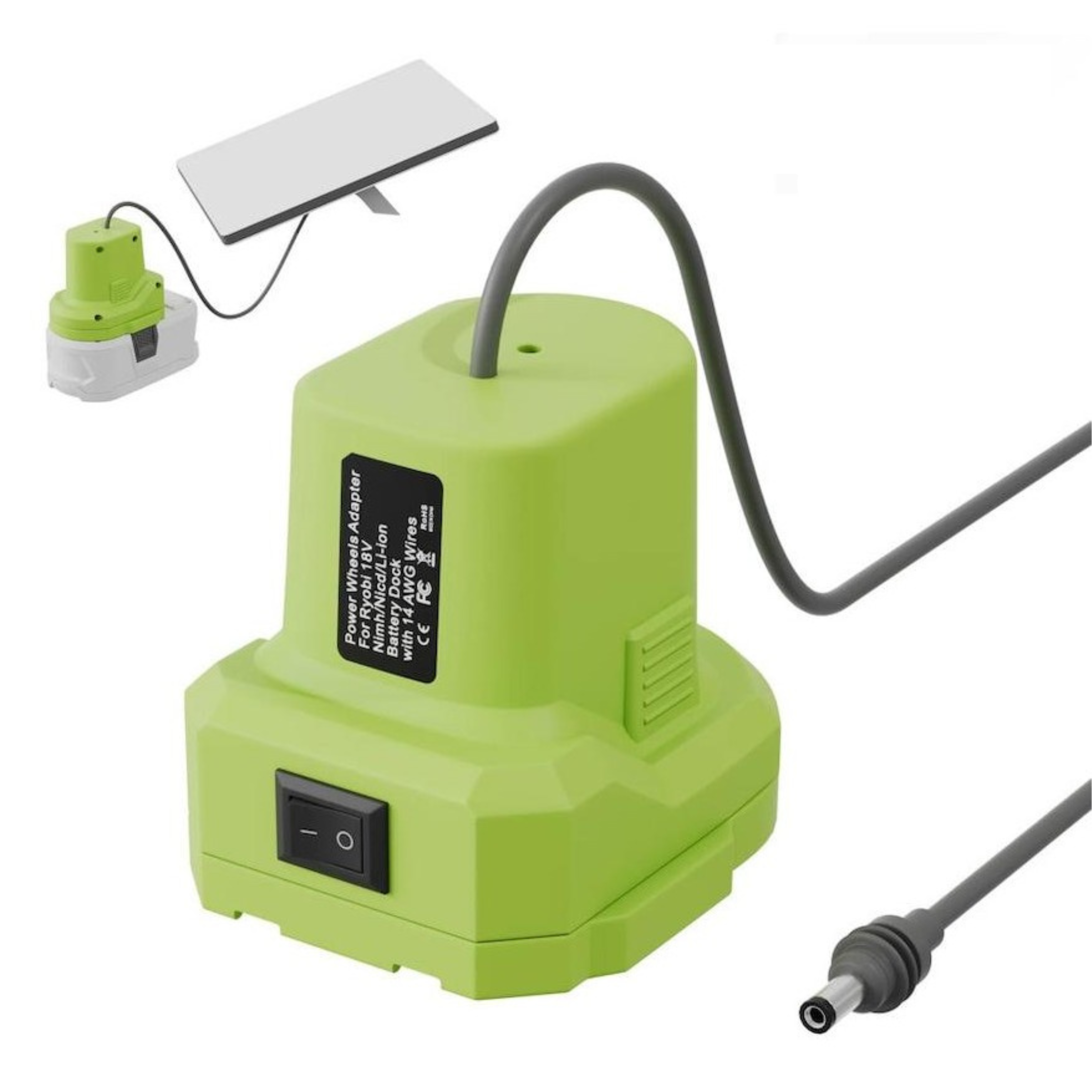 Starlink Mini Ryobi ONE+ 18V Battery Adapter (DC Power Cable)