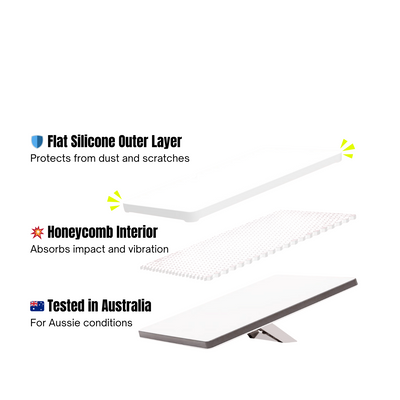 Starlink Mini Dish Shield Protective Cover | Weatherproof Silicone Protection | Honeycomb Impact Design