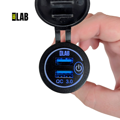 Dual USB QC3.0 Fast Charger Socket