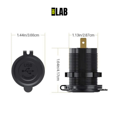 Dual USB QC3.0 Fast Charger Socket