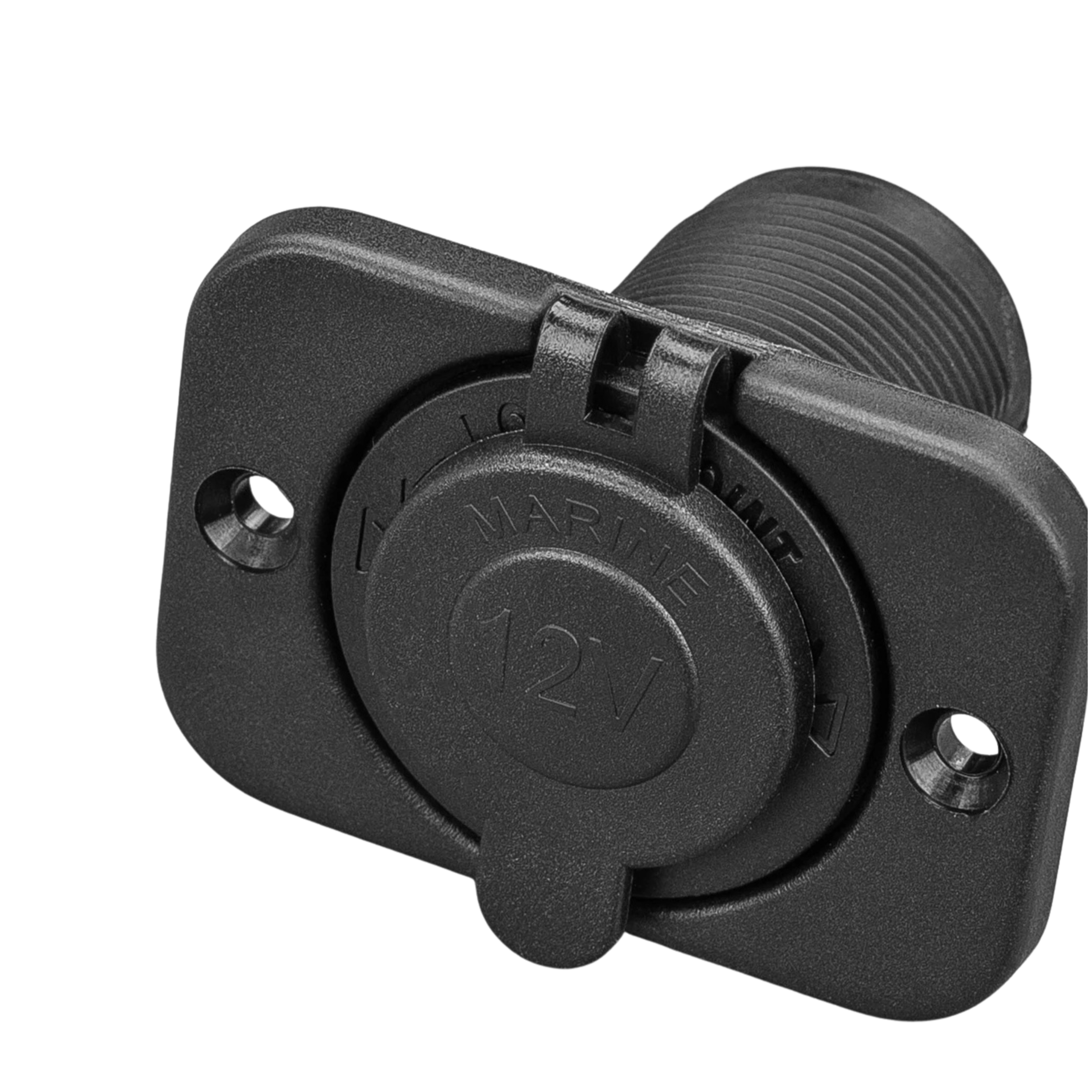 12V Flush Mount Cigarette Lighter Socket