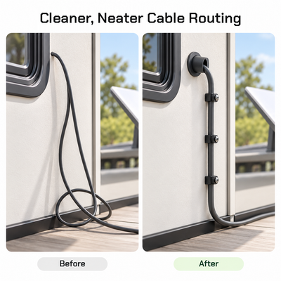 Starlink Cable Routing Kit | Wall Pass Through, Drill Bits & Cable Clips