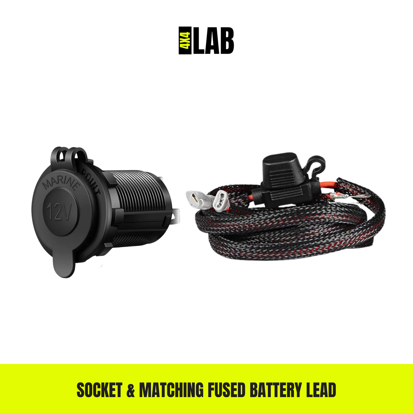 12V Flush Mount Cigarette Lighter Socket