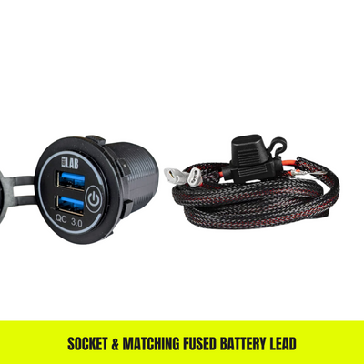 Dual USB QC3.0 Fast Charger Socket