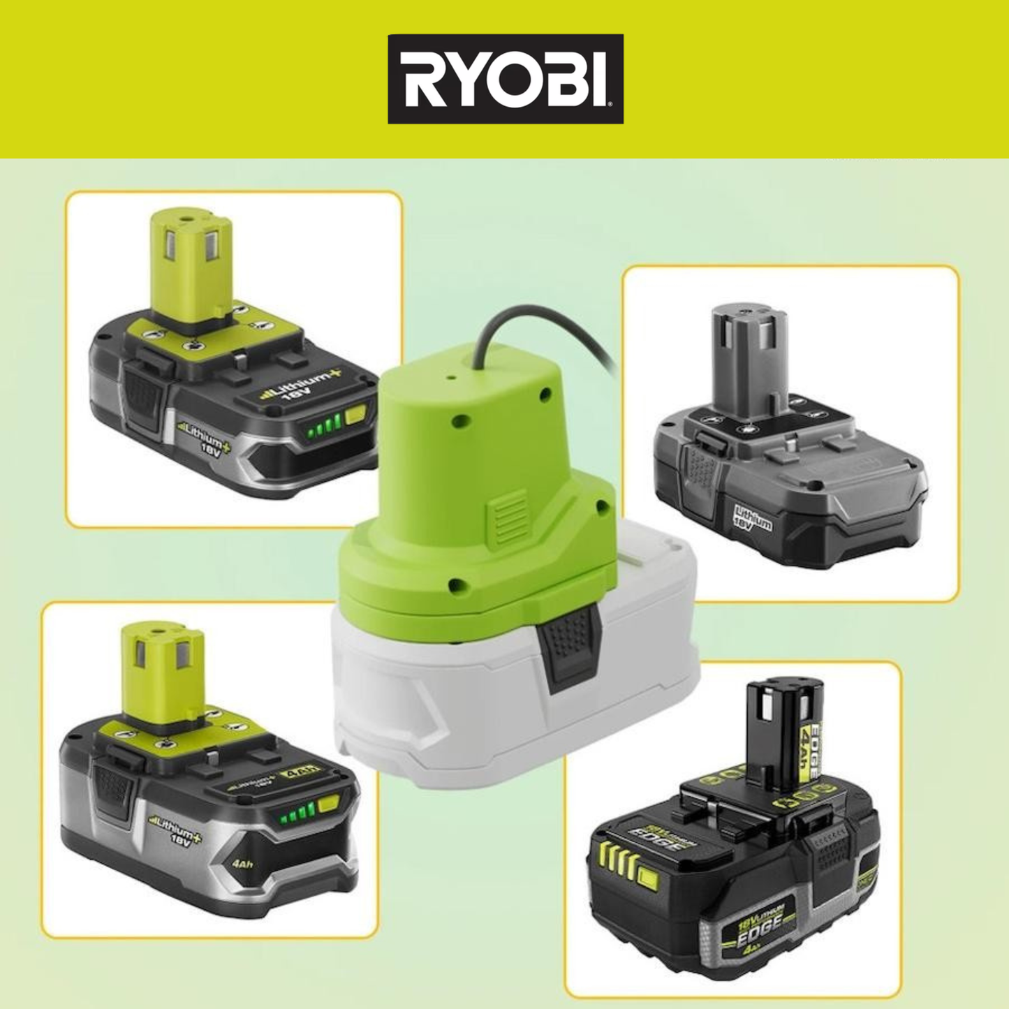 Starlink Mini Ryobi ONE+ 18V Battery Adapter (DC Power Cable)