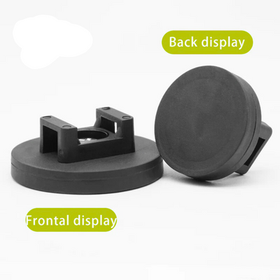 Magnetic Rubber-Coated Cable Tie Mounts 4-Pack