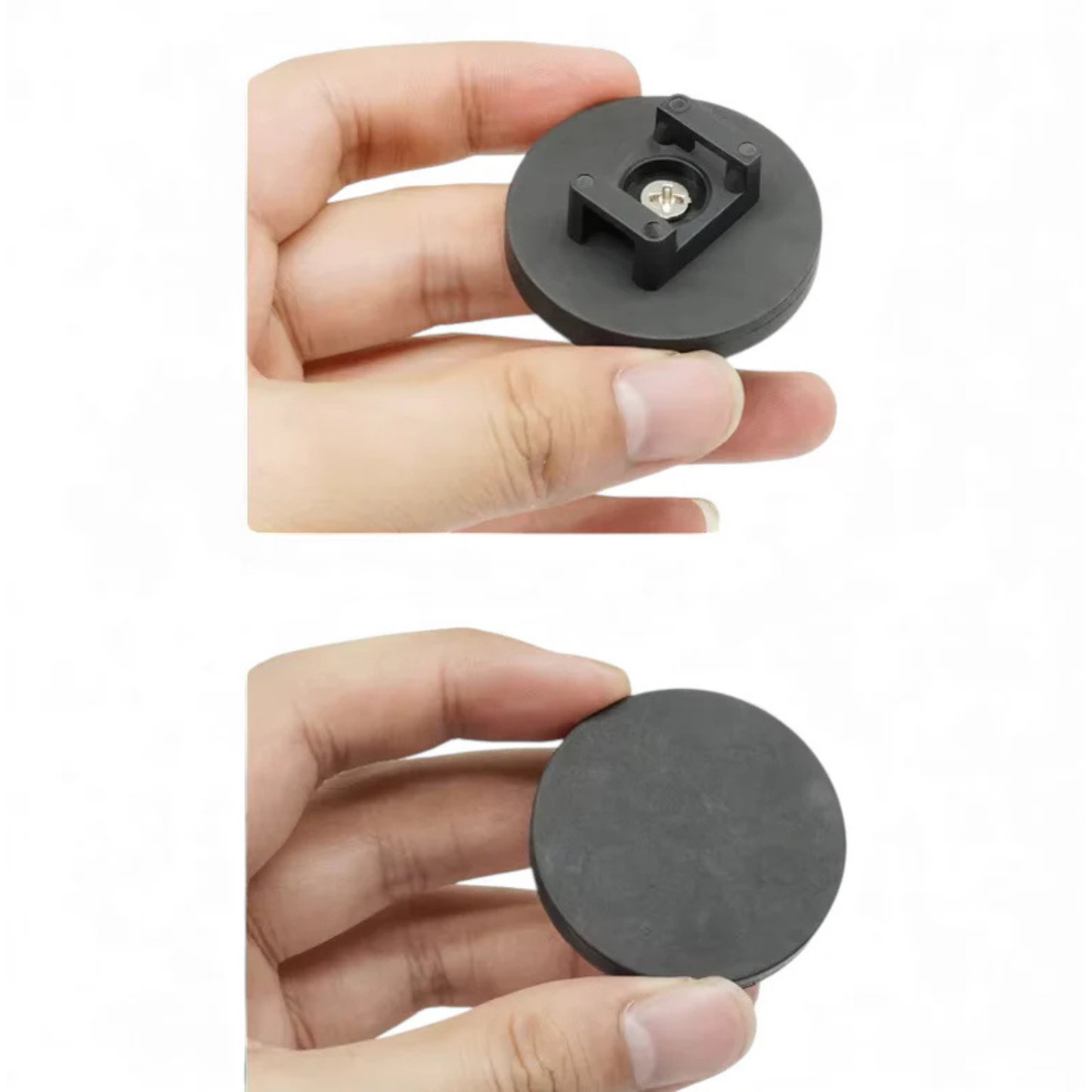 Magnetic Rubber-Coated Cable Tie Mounts 4-Pack