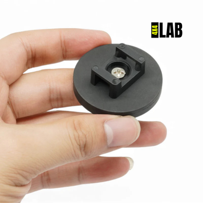 Magnetic Rubber-Coated Cable Tie Mounts 4-Pack