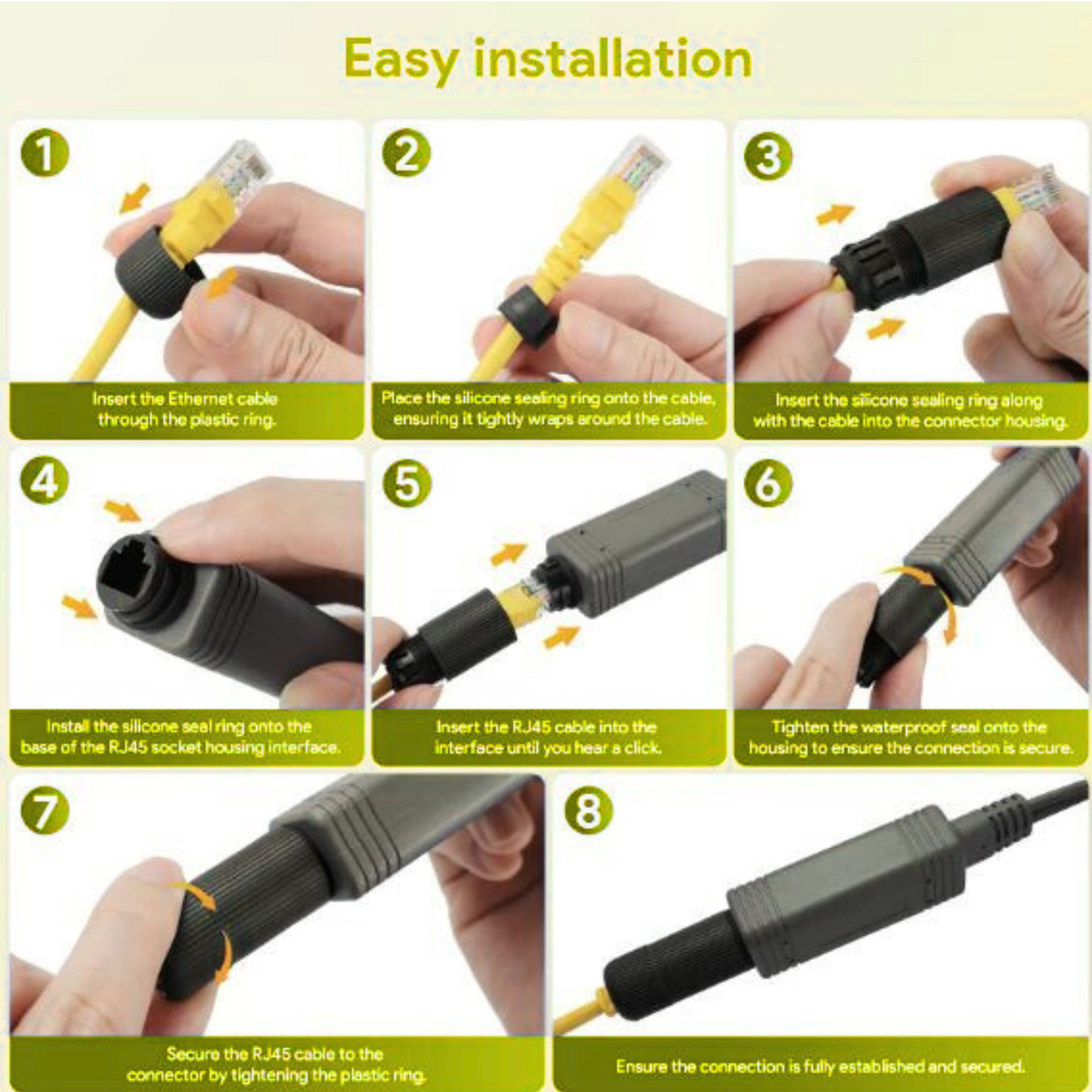 Starlink Mini Ethernet POE Splitter Cable