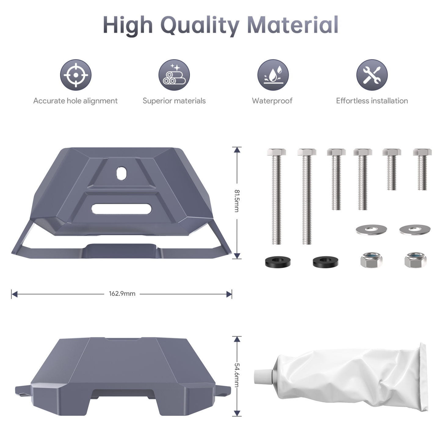 Starlink Mini Low-Profile Aluminium Drill Mount