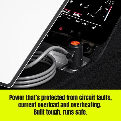 Starlink Mini 12V/24V Premium Cigarette On/Off Premium Cable 16AWG