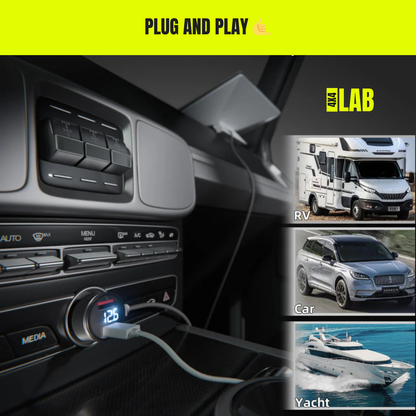 Starlink Mini Dual USB Car Charger with Boosted DC Output