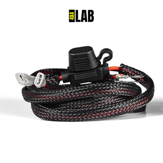 12V Inline Fused Battery Ring Terminal Lead – 2-Pin Quick Connect