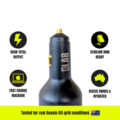 165W USB-C Car Charger – Starlink Mini Ready