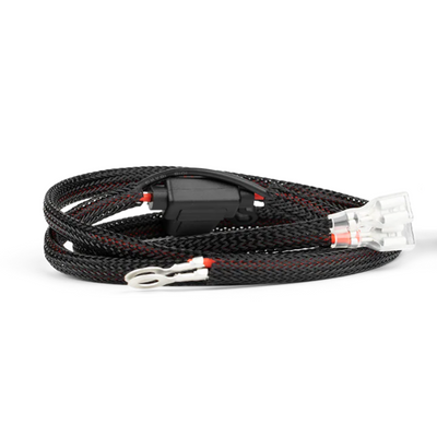 12V Inline Fused Battery Ring Terminal Lead – 2-Pin Quick Connect