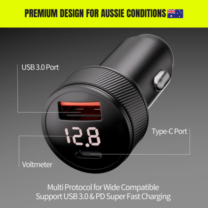 Starlink Mini Dual USB Car Charger with Boosted DC Output