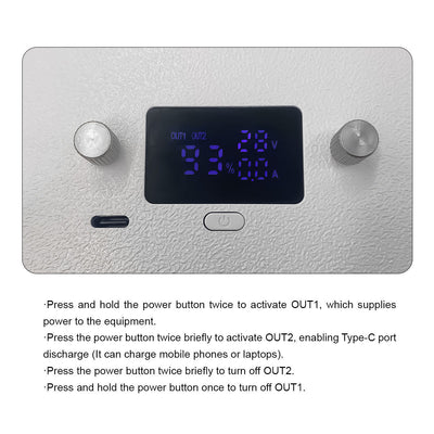 Slide-On PowerBank for Starlink Mini V1 - 128Wh