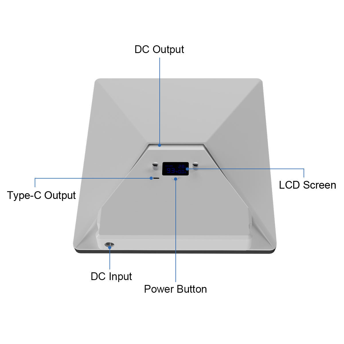 Slide-On PowerBank for Starlink Mini V1 - 128Wh