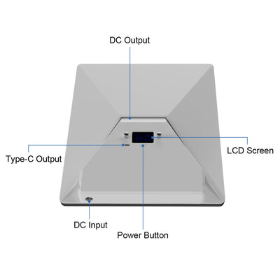 Slide-On PowerBank for Starlink Mini V1 - 128Wh