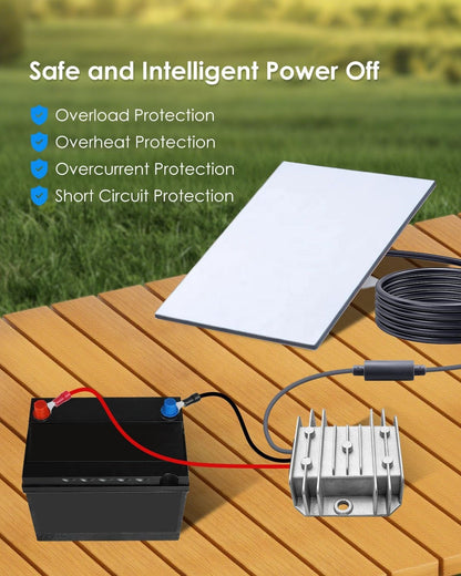 Starlink Mini 12V/24V to 30V/48V DC Power Booster (IP68)