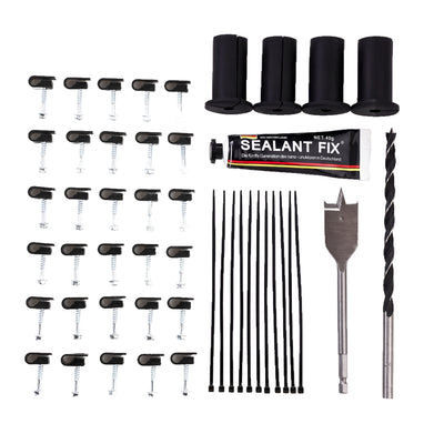 Starlink Cable Routing Kit | Wall Pass Through, Drill Bits & Cable Clips