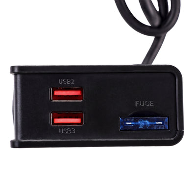 180W Multi-Port 12V Cigarette Car Charger PD3.0 & QC3.0 Fast Charging