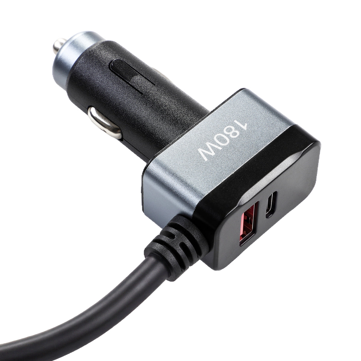 180W Multi-Port 12V Cigarette Car Charger PD3.0 & QC3.0 Fast Charging