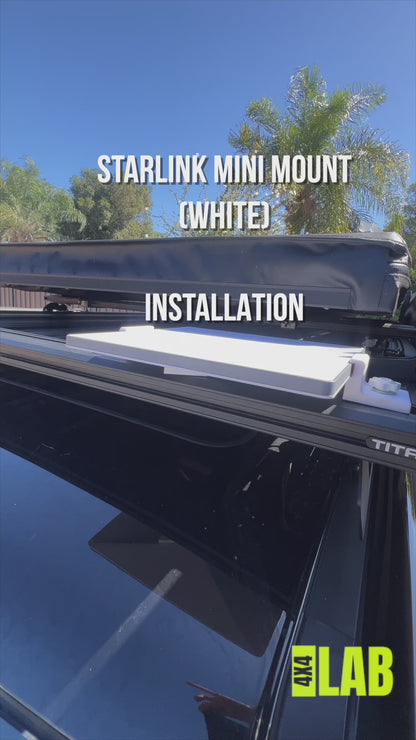 Starlink Mini WHITE Roof Rack Rail Bar Platform Tray Mount