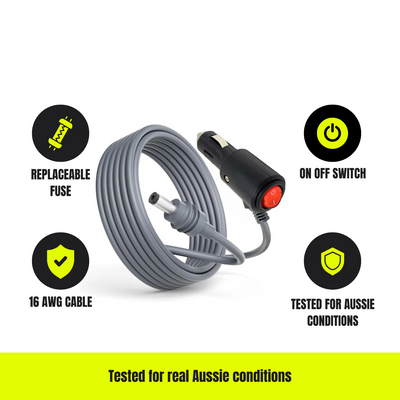Starlink Mini 12V/24V Premium Cigarette On/Off Premium Cable 16AWG